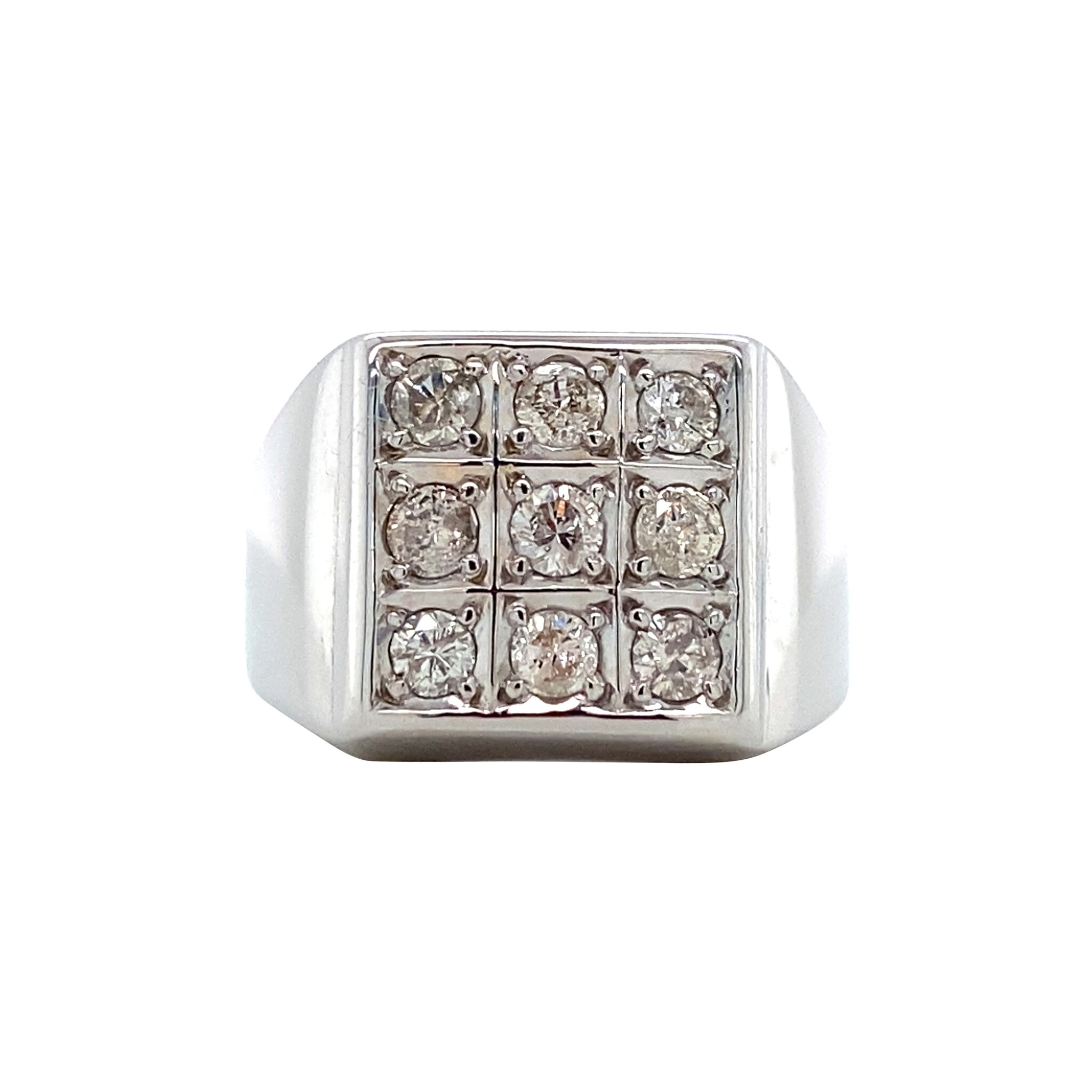 Ring met diamant 10 krt